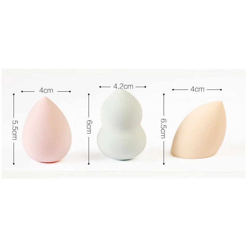 مجموعة إسفنجات مكياج فاخرة من LuxuryGlow - 10/20/50/100 قطعة من إسفنجات التجميل فائقة النعومة