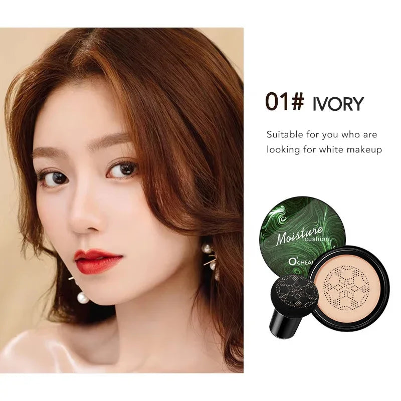Crema BB Air Cushion de Ocheal: corrector, base y protector solar con esponja de hongo