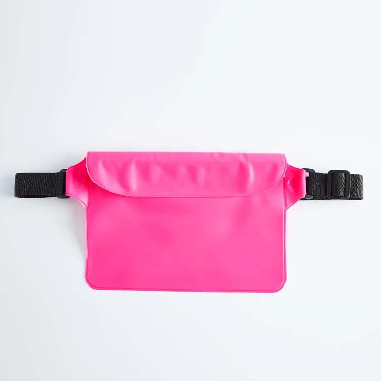 Bolsa de natación BeeChip impermeable para cintura y hombro – Funda para teléfono para playa y buceo
