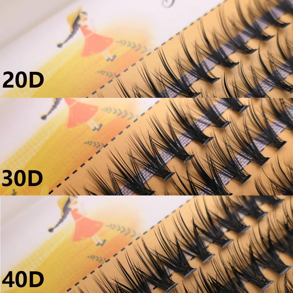 رموش صناعية من مجموعة LuxuryGlow، 60 مجموعة، 20D/30D، مصنوعة من فرو المنك، طبيعية، ثلاثية الأبعاد، كثيفة، مصنوعة يدويًا