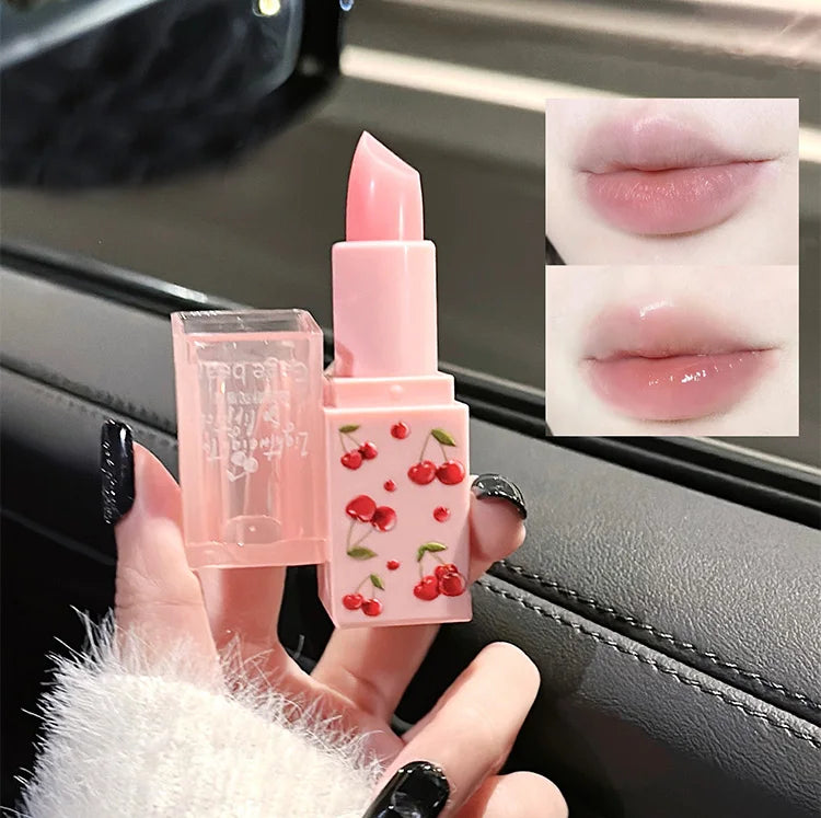 Gege Bear Cherry Lip Balm & Lip Oil Duo – Deep Hydration & Winter Care by Gege Bear