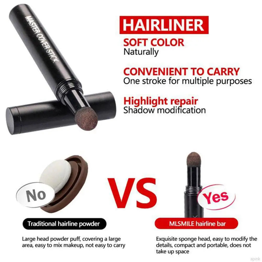 LuxuryGlow 6 Colors Hair Line Powder — Instant Root Cover-Up & Hairline Filler for Natural Look