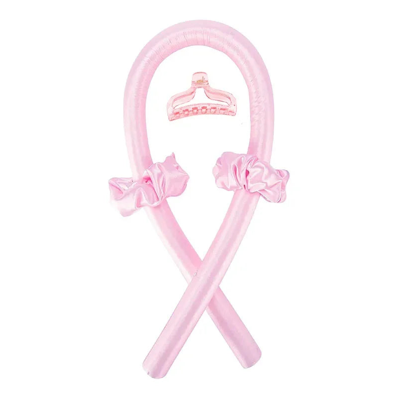 Diadema con rizador sin calor LuxuryGlow: rizos suaves y elásticos sin dañarlos