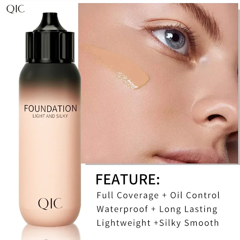LIDORIA 30ml Waterproof Liquid Foundation – Matte, Oil-Control & Full Coverage