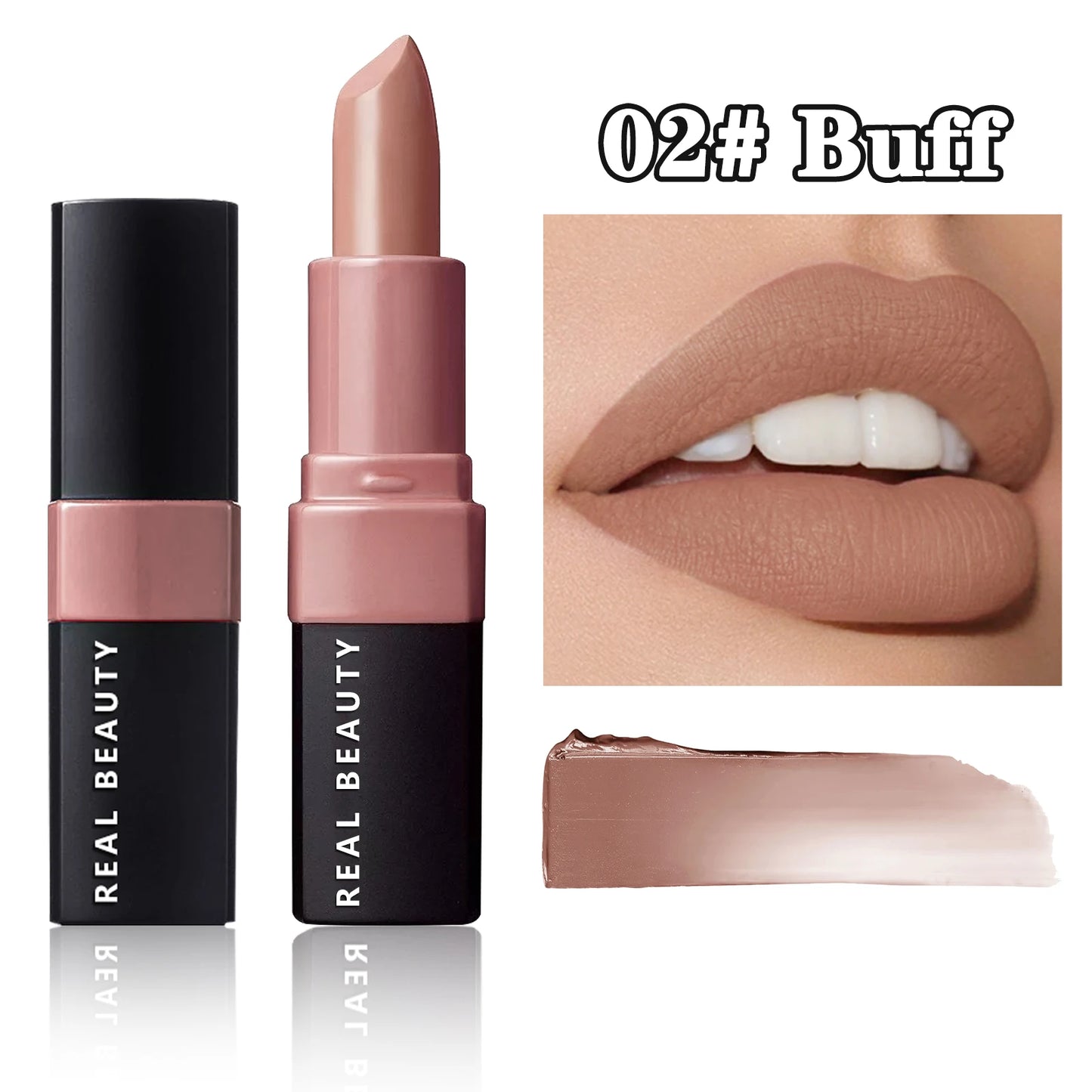 LuxuryGlow Matte Long-Lasting Waterproof Lipstick – Hydrating, High Pigment Lip Color