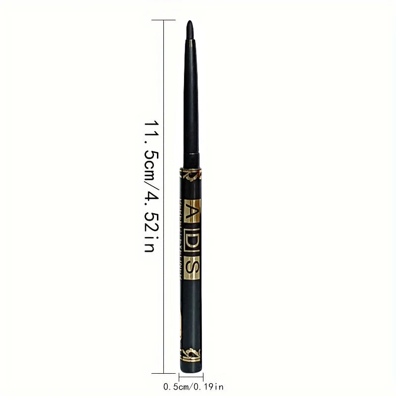 LuxuryGlow 3PCS Waterproof Black Eyeliner Pencils – Smudge-Proof, Long-Lasting & Bold Finish