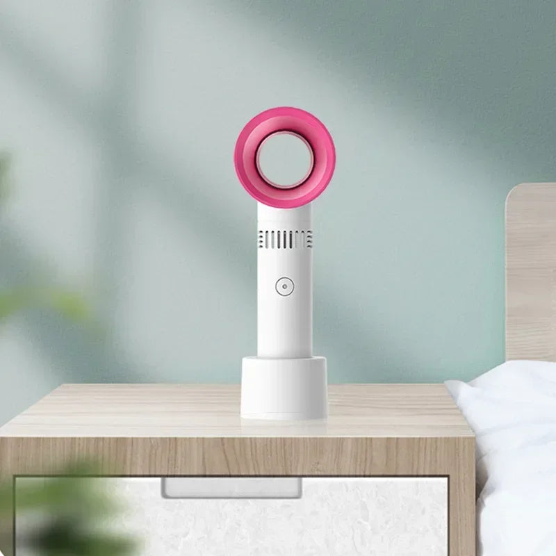 منفاخ رموش محمول بدون شفرات من Luxuryglow قابل لإعادة الشحن بمنفذ USB لتجفيف الرموش بسرعة
