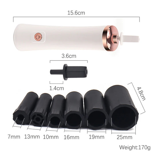 Agitador eléctrico de pegamento para pestañas myaokue-up: herramienta mezcladora de extensiones de pestañas y pigmentos