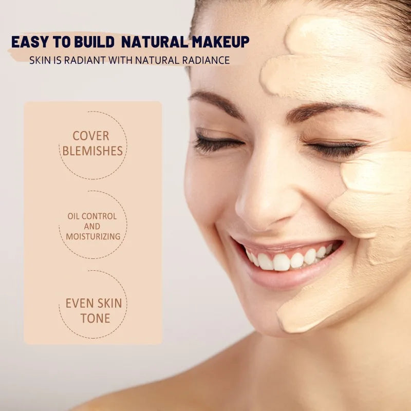 Base de maquillaje CC Cream EELHOE – FPS 50, cobertura total y control de grasa