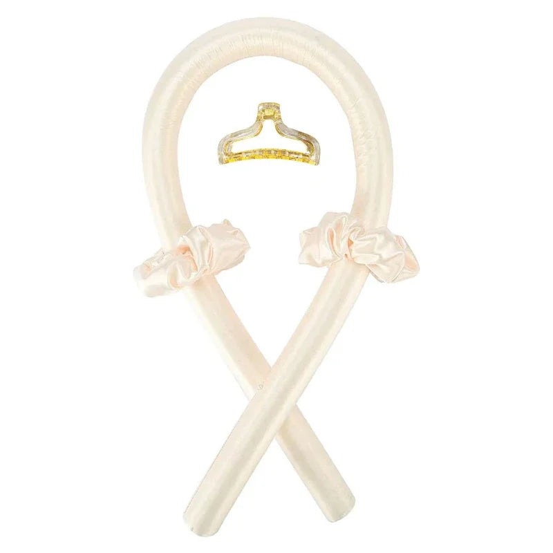 Diadema con rizador sin calor LuxuryGlow: rizos suaves y elásticos sin dañarlos