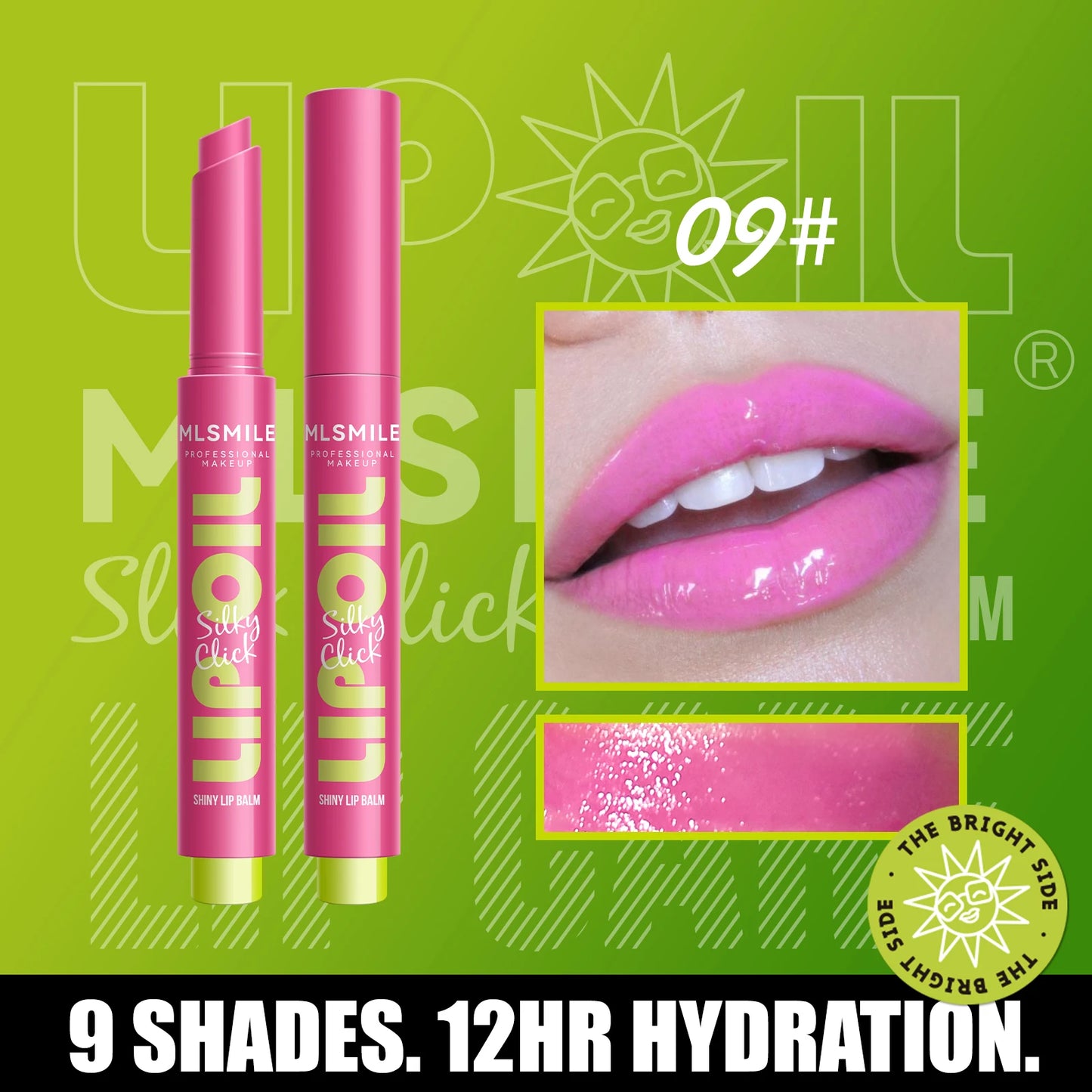 Lápiz labial mate resistente al agua MLSMILE: acabado aterciopelado de larga duración que no mancha (9 colores)