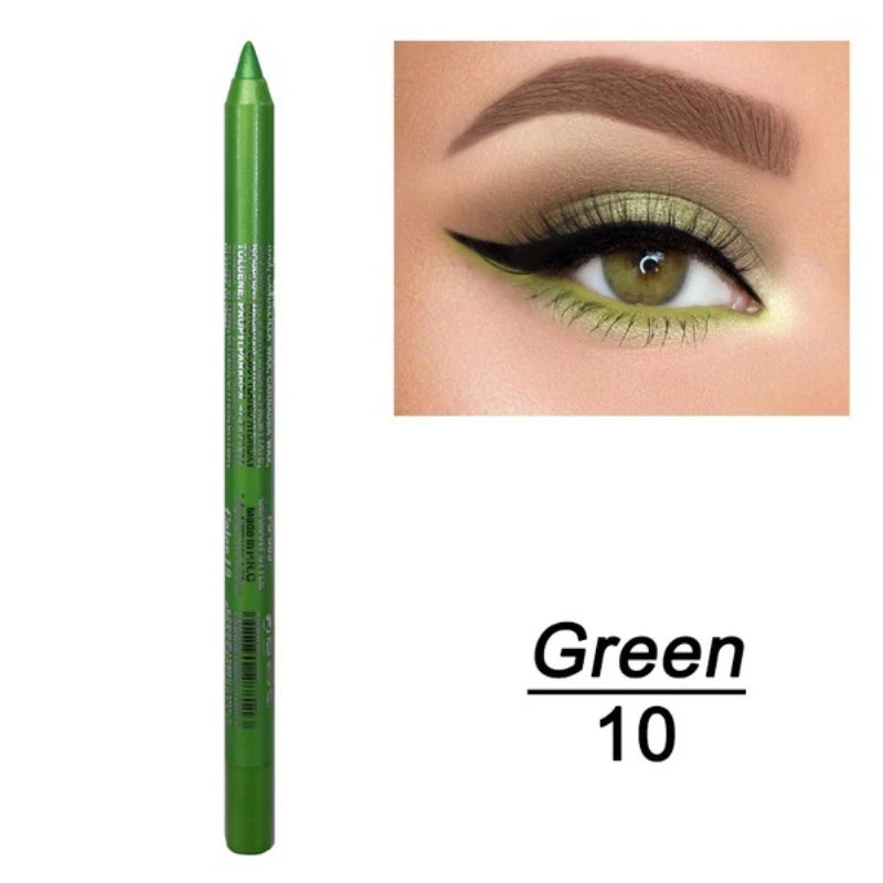 LuxuryGlow Silkworm Pearlescent Eyeshadow & Eyeliner Gel Pen – Waterproof, High Gloss