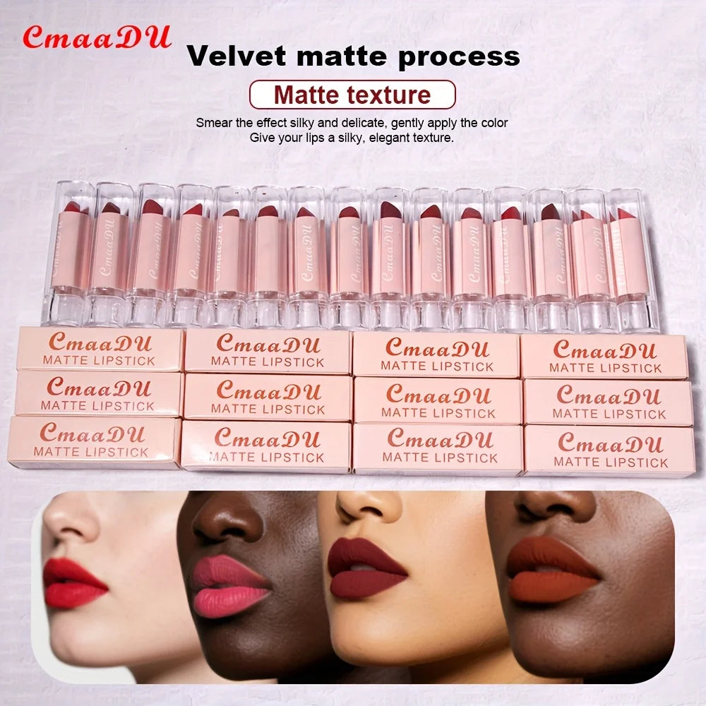 cmaadu Velvet Matte Lipstick – Long-Lasting, Waterproof & Moisturizing Gloss