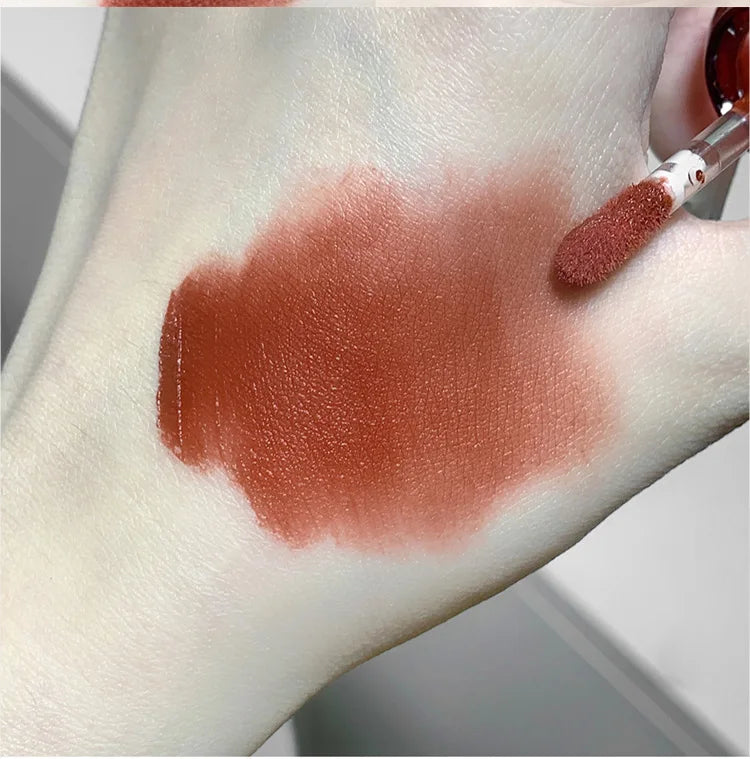 SHAQINUO Velvet Matte Mousse Lip Glaze – Long-Lasting Soft Mist Lipstick