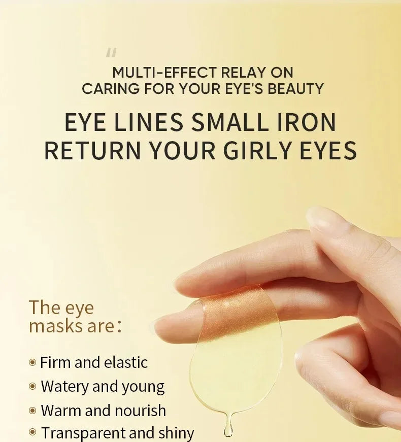 SAKSRAAR Avocado & Gold Eye Mask – Anti-Wrinkle, Dark Circle & Puffiness Treatment (60/120 PCS)