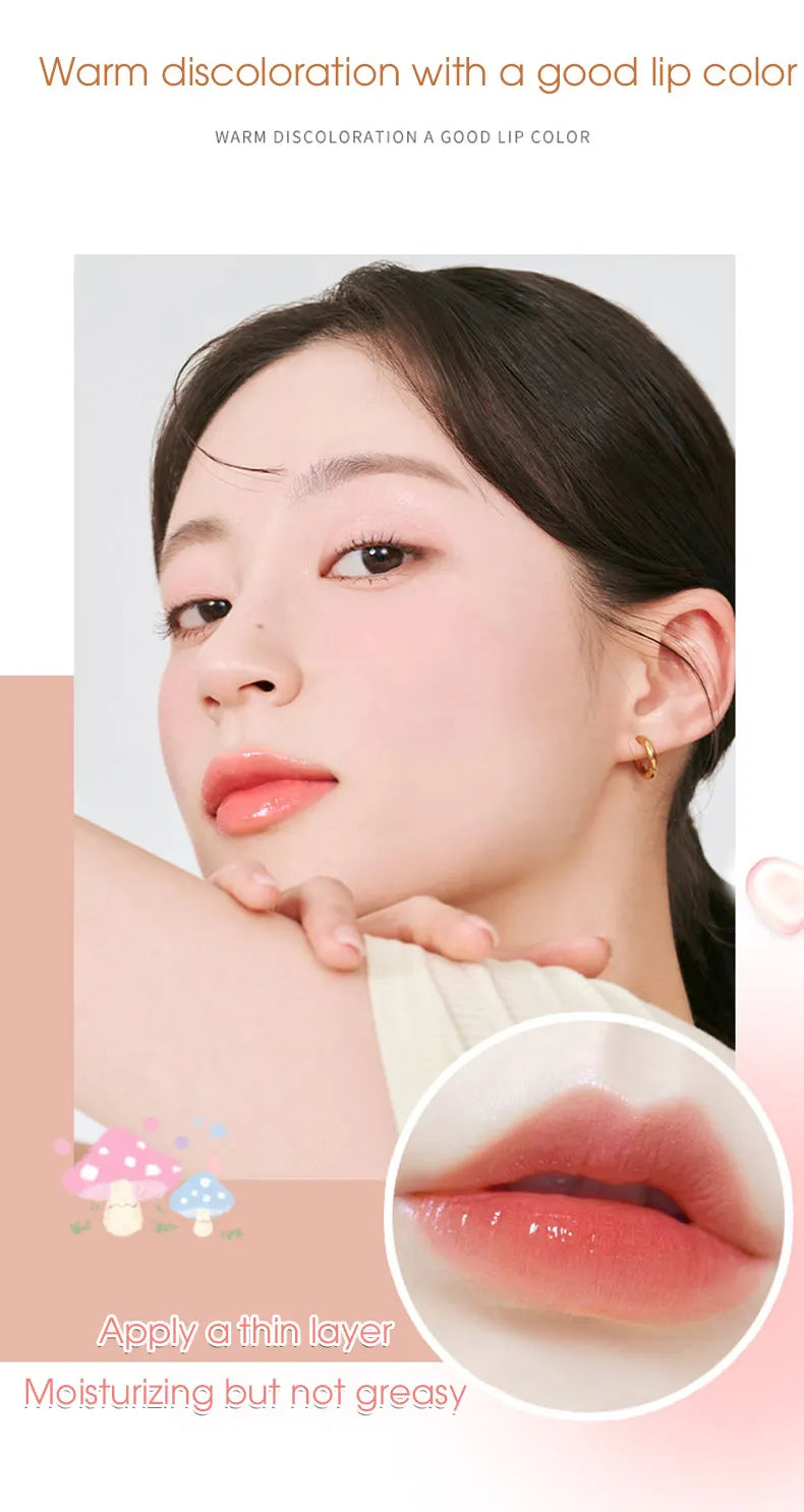 Lápiz labial en gel LuxuryGlow que cambia de color: duradero, hidratante y sensible a la temperatura.