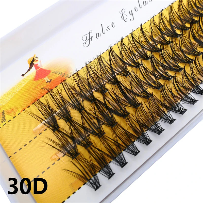 رموش صناعية من مجموعة LuxuryGlow، 60 مجموعة، 20D/30D، مصنوعة من فرو المنك، طبيعية، ثلاثية الأبعاد، كثيفة، مصنوعة يدويًا