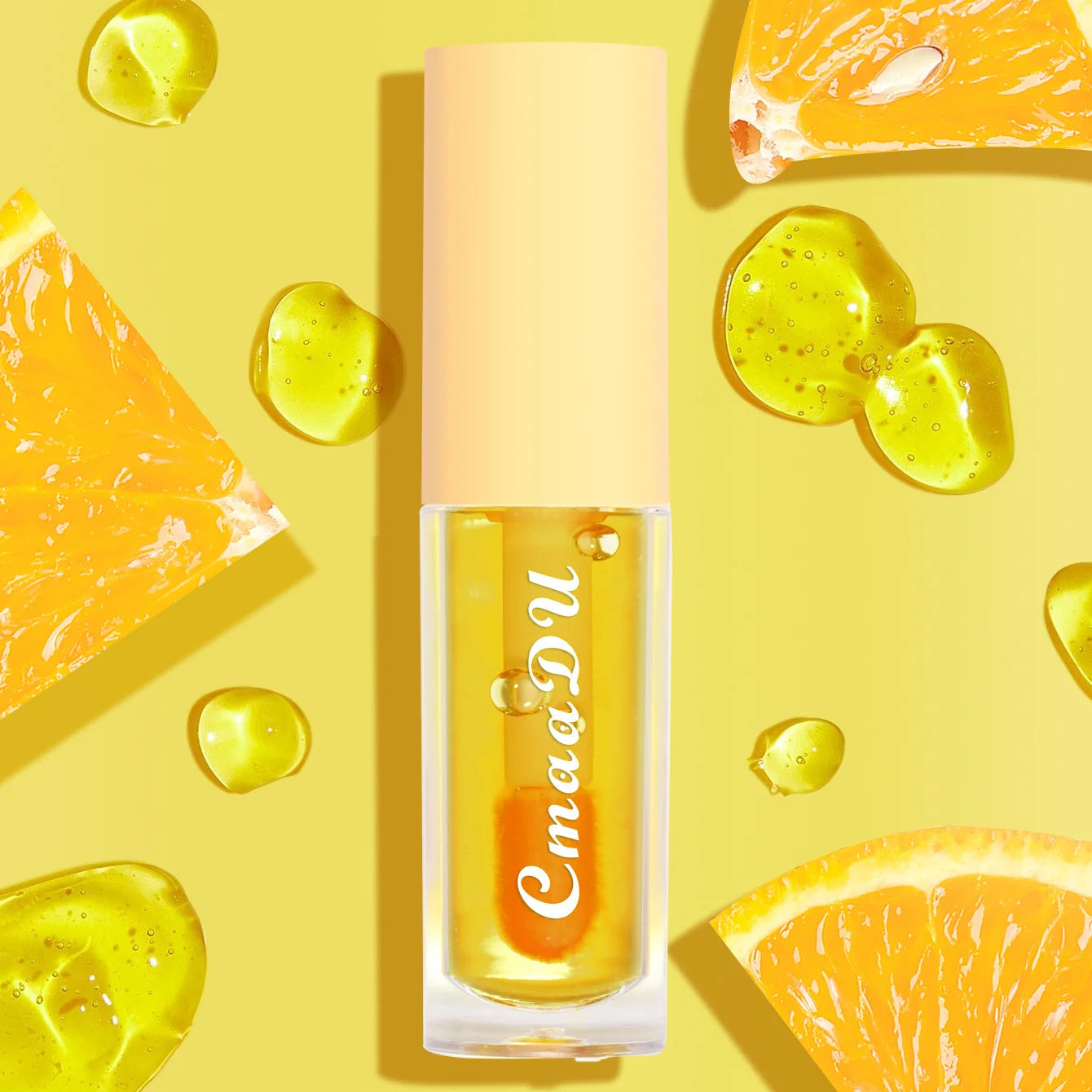 CMAADU 6-in-1 Color-Changing Lip Gloss Set – Fruity, Long-Lasting & Hydrating