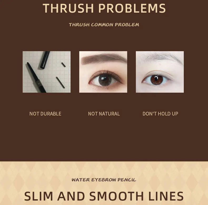 BIYA 0.01mm Ultra Fine Eyebrow Pen – Waterproof, Smudge-Proof & Natural Finish by BIYA