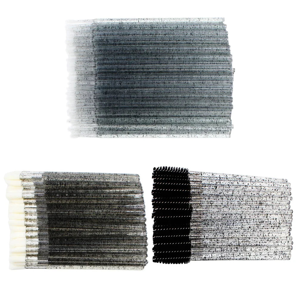 Juego de 200 pinceles desechables para rímel, labios, microcepillo, hisopo aplicador para extensiones de pestañas y cejas, herramientas de maquillaje.