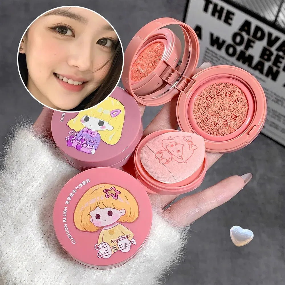 Gege Bear Cushion Blush by Gege Bear – Long-Lasting, Blendable & Whitening Finish