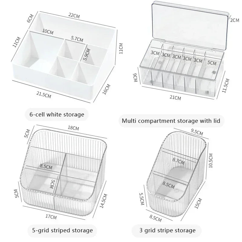 LuxuryGlow Acrylic Eyelash Extension Tool Organizer with Cover – Lash Glue & Tweezer Storage Box