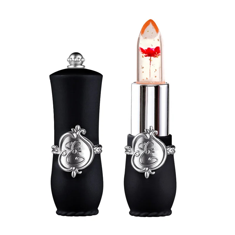Set de labiales LuxuryGlow Flower Jelly: cambia de color, hidratante y de larga duración.