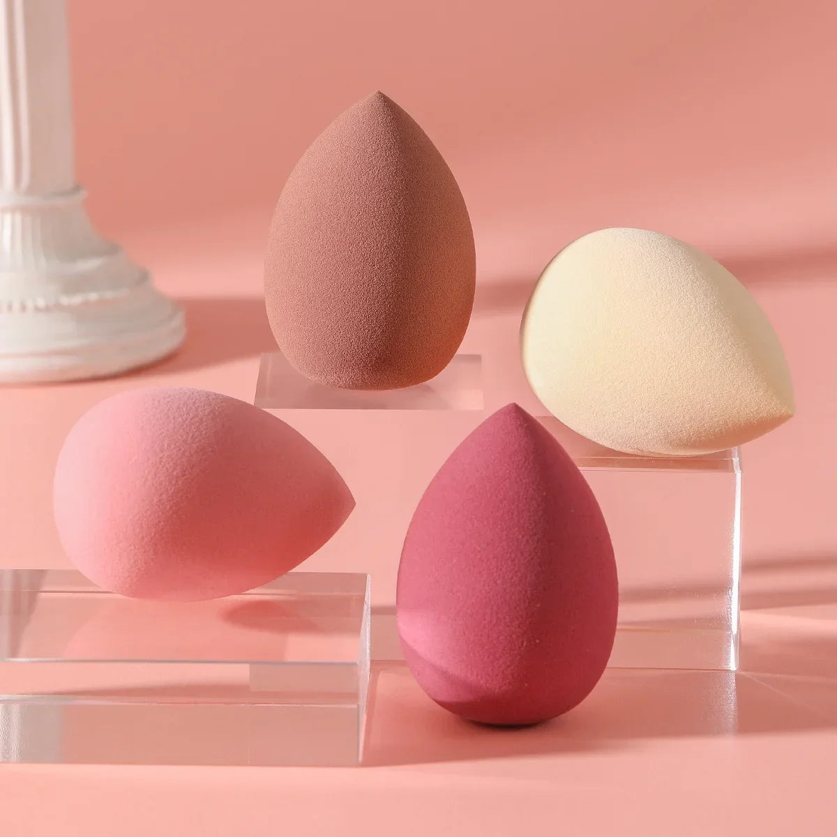 RUZOFO 4-Piece Makeup Sponge Blender Set – Foundation & Concealer Applicator