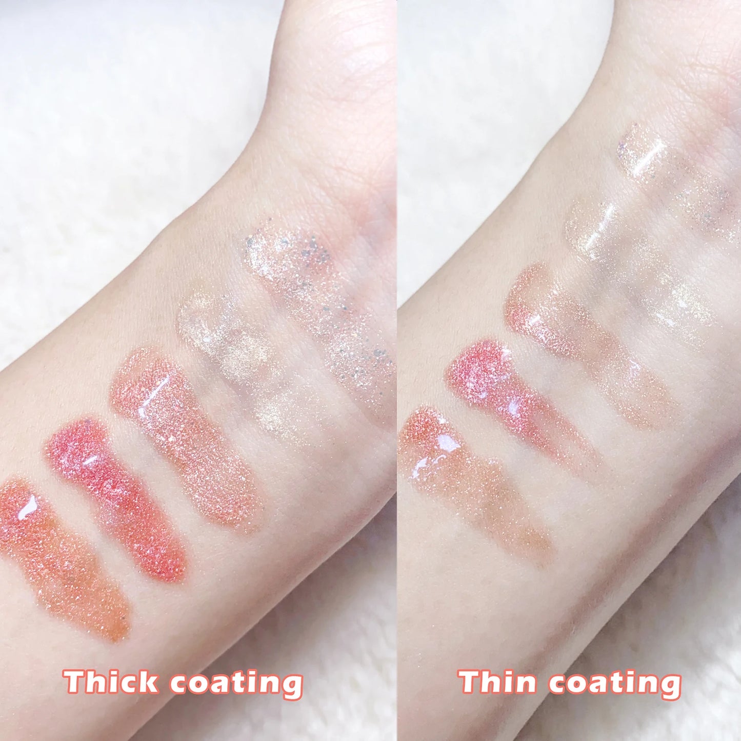 Brillo labial brillante JUJU Dream Sweet: brillo de espejo y acabado hidratante