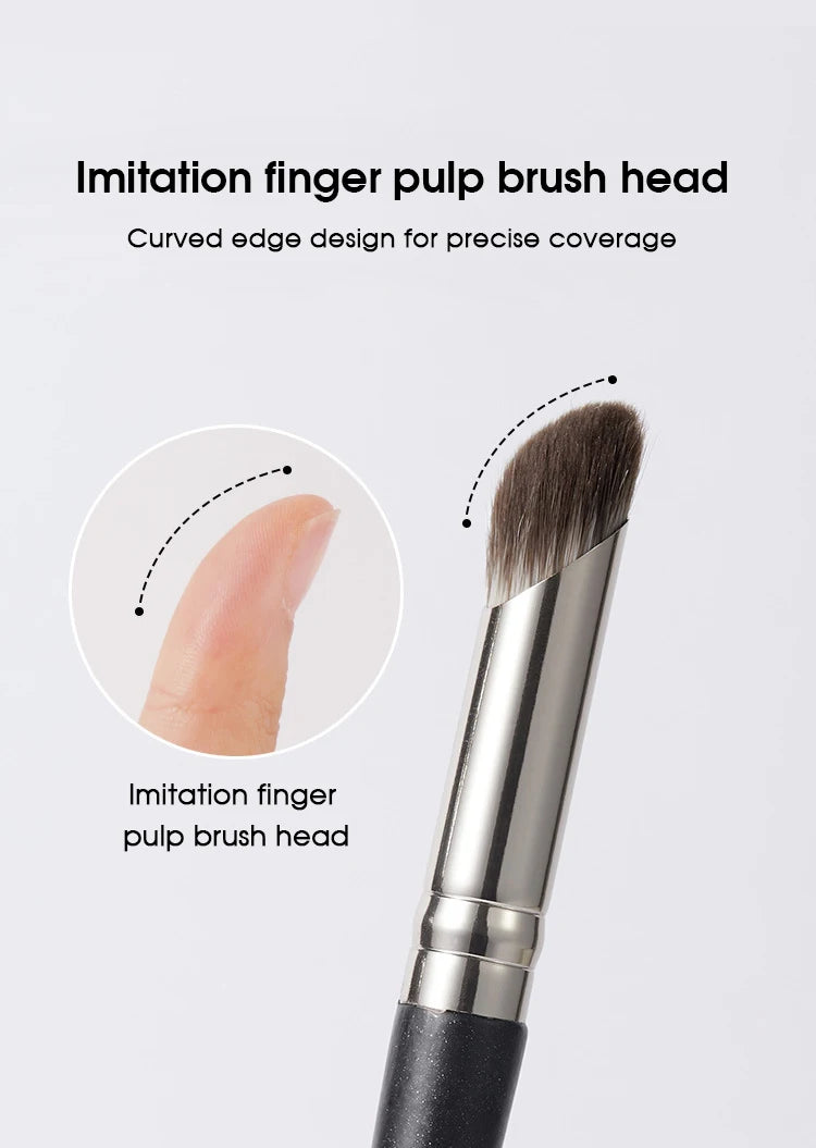 GECOMO Finger Concealer Brush – Soft Round Head for Spot & Pimple Coverage
