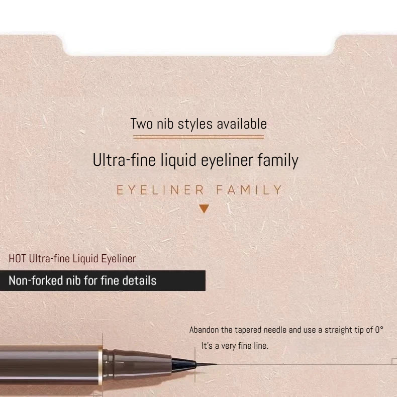JUDYDOLL Ultra-Fine Waterproof Eyeliner – Smudge-Proof, Long-Lasting, Fast-Drying Liquid Pen