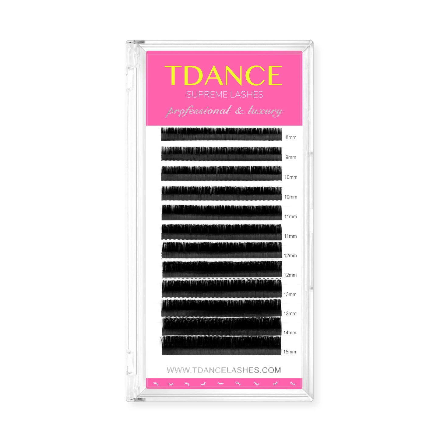 TDANCE Faux Mink Lash Extensions – Soft, Professional Individual Trays C60