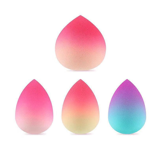 LuxuryGlow Super Soft Peach Makeup Sponge with Drying Rack – Wet & Dry Use
