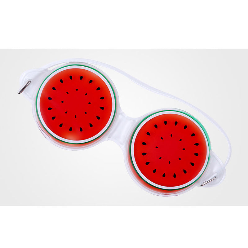 LuxuryGlow Cooling Gel Eye Mask for Puffy Eyes & Dark Circles Relie