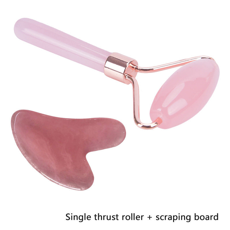 LuxuryGlow Gua Sha Face Lifting Tool Set – Anti-Wrinkle Resin Massage Roller