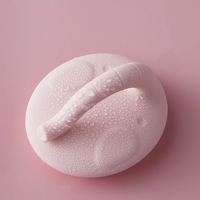 Cepillo de silicona LuxuryGlow para baby shower: herramienta suave para eliminar la caspa y masajear el cuero cabelludo