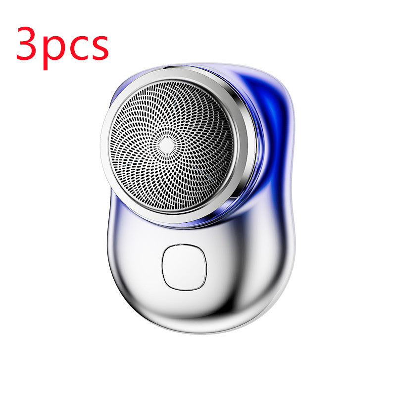 LuxuryGlow Mini Portable USB Electric Shaver for Men & Women – Wet & Dry Cordless Razor