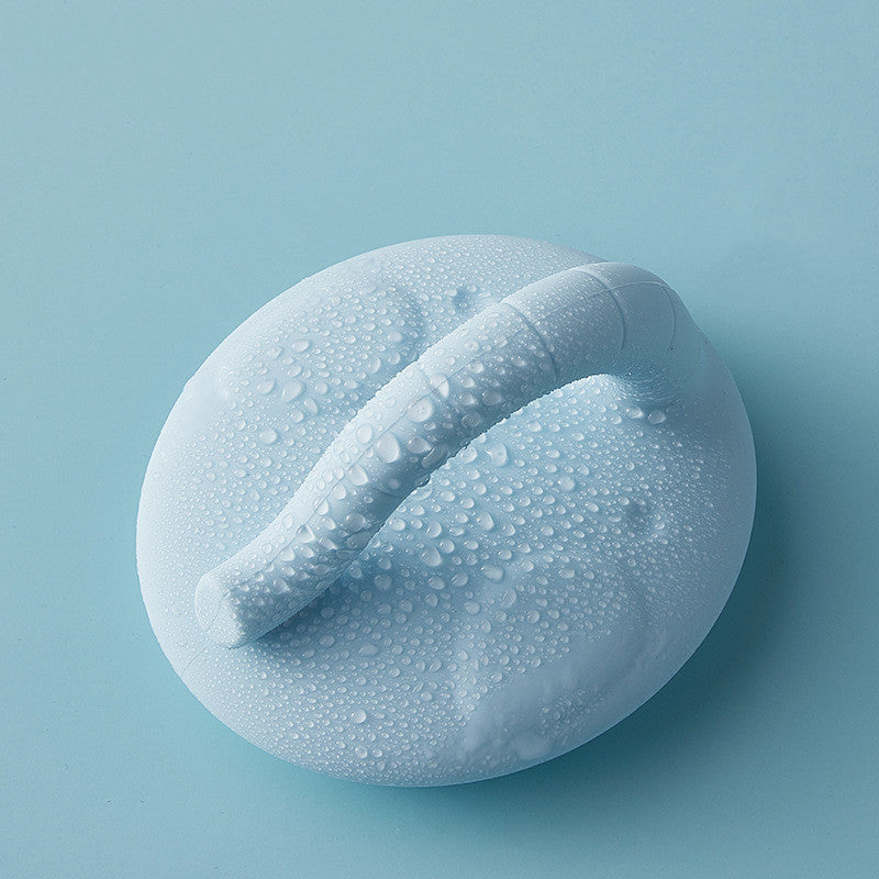 Cepillo de silicona LuxuryGlow para baby shower: herramienta suave para eliminar la caspa y masajear el cuero cabelludo