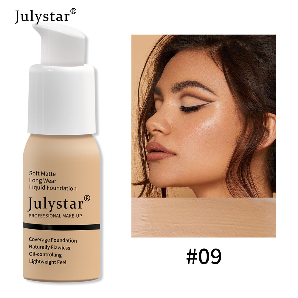 كريم أساس سائل مقاوم للماء من جولستار - مكياج إخفاء العيوب يدوم طويلًا لجميع أنواع البشرة