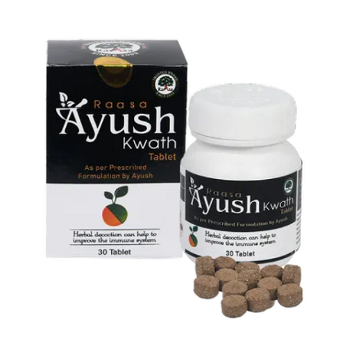 Raasa Ayush Kwath Tablets – Immunity Boosting Ayurvedic Herbal Formula