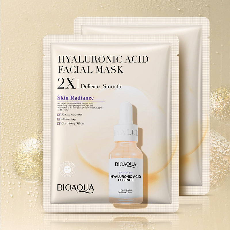 BIOAOUA Collagen & Hyaluronic Acid Face Mask – Hydrating & Firming Sheet Mask