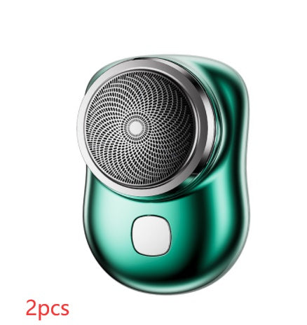 Afeitadora eléctrica portátil USB LuxuryGlow Mini para hombres y mujeres: afeitadora inalámbrica para uso en seco y húmedo