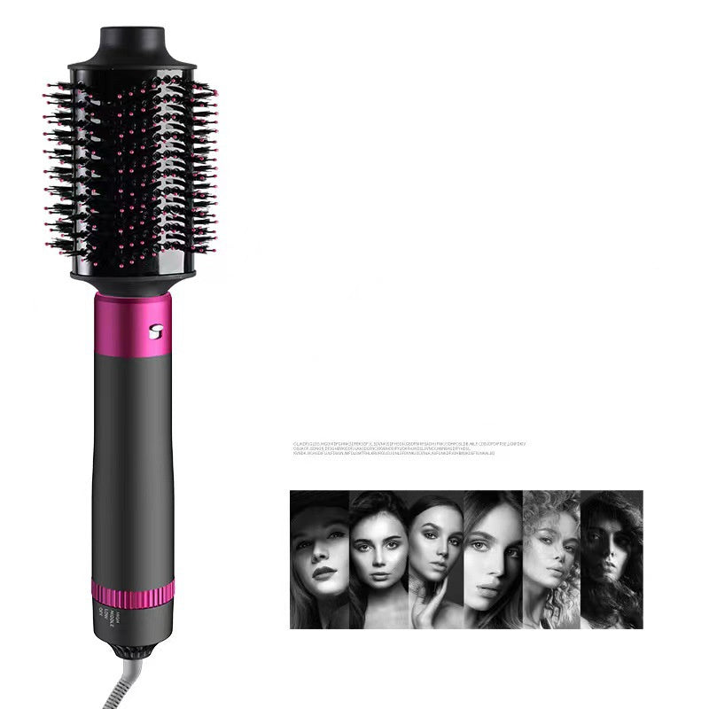 Set de cepillo secador de pelo 5 en 1 LuxuryGlow: secador, plancha, rizador y voluminizador