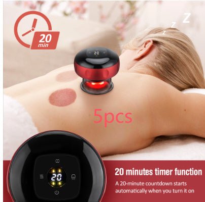 Electric Vacuum Cupping Massage Body Cups Anti-Cellulite Therapy Massager For Body Electric Guasha Scraping Fat Burning Slimming - LUXURY GLOW