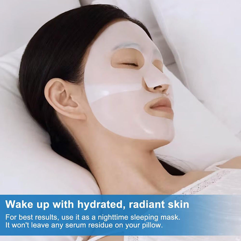 Mascarilla facial de colágeno LuxuryGlow: hidratante, reafirmante e iluminadora (4 unidades)