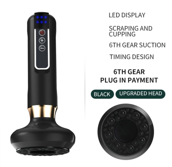 LuxuryGlow Electric Vacuum Cupping Massager – Anti-Cellulite Gua Sha Slimming Device