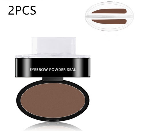 LuxuryGlow Waterproof Eyebrow Stamp Kit with Stencils – Instant Natural Brows