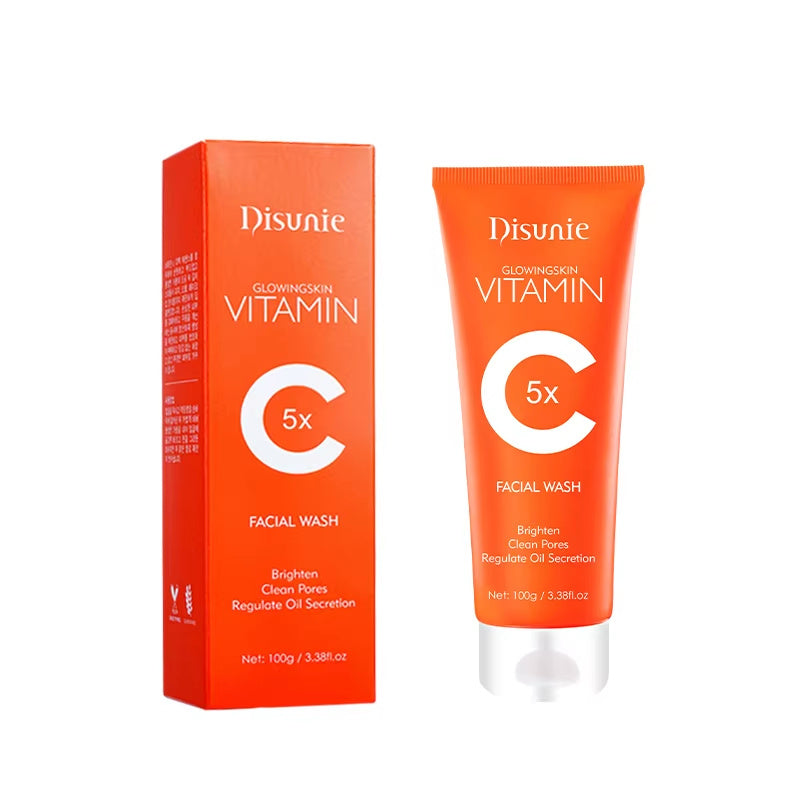 Limpiador facial Disunie con vitamina C y aminoácidos: iluminador y control de grasa (100 ml)