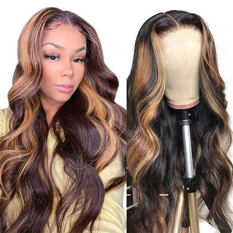 LuxuryGlow Women's Long Curly Synthetic Wig – Natural Look, Heat-Resistant Rose Net Cap