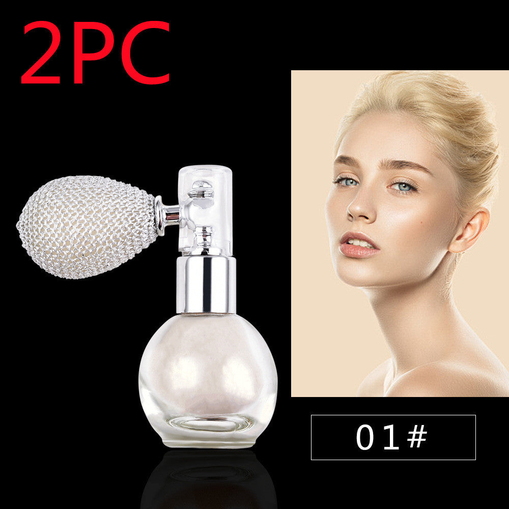 Iluminador en aerosol con brillo TEAYASON: polvos brillantes para rostro y cuerpo